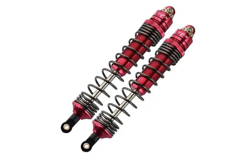 Traxxas Unlimited Desert Racer 4X4 (#85076-4) Aluminum Rear Spring Dampers (139Mm) - 2Pc Set Red 1
