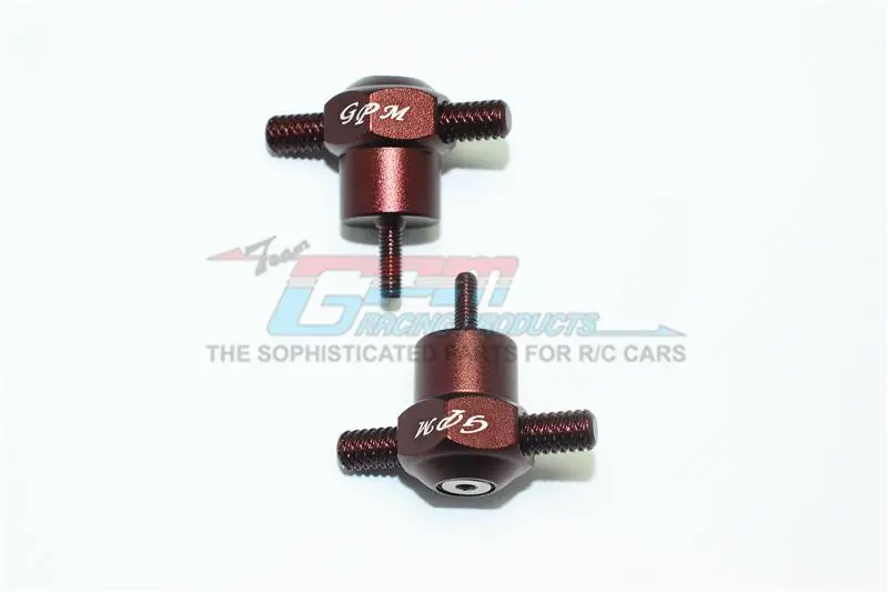 Traxxas Unlimited Desert Racer 4X4 (#85076-4) Aluminum Spare Tire Locking - 2Pc Set Brown 1