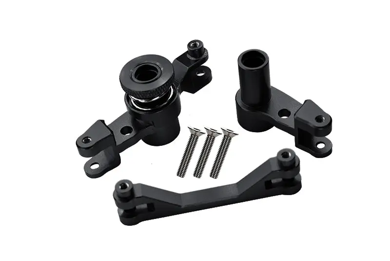 Traxxas Unlimited Desert Racer 4X4 (#85076-4) Aluminum Steering Assembly - 1 Set Black 1
