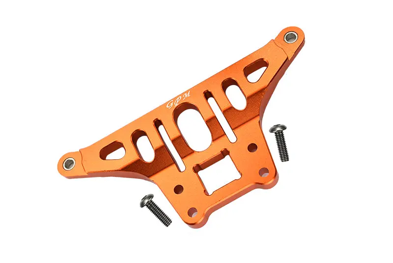 Traxxas Unlimited Desert Racer 4X4 (#85076-4) Aluminum Thickened Front Upper Arm Stabilizer - 1Pc Set Orange 1