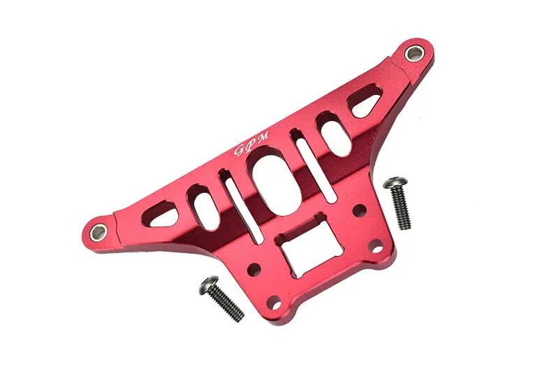 Traxxas Unlimited Desert Racer 4X4 (#85076-4) Aluminum Thickened Front Upper Arm Stabilizer - 1Pc Set Red 1