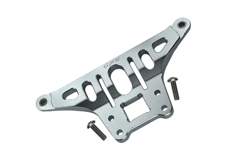 Traxxas Unlimited Desert Racer 4X4 (#85076-4) Aluminum Thickened Front Upper Arm Stabilizer - 1Pc Set Silver 1