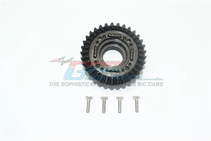 Traxxas Unlimited Desert Racer 4X4 (#85076-4) Harden Steel #45 Front Or Rear Differential Ring Gear - 1Pc Set Black 1
