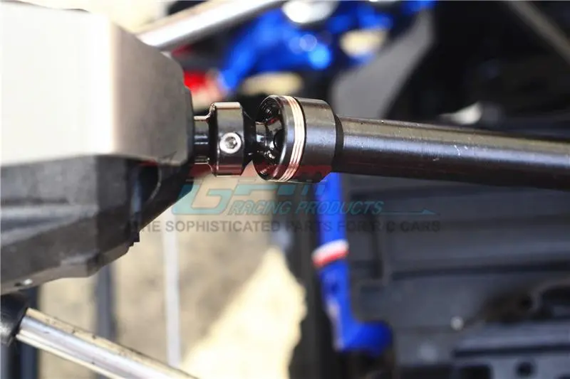 Traxxas Unlimited Desert Racer 4X4 (#85076-4) Harden Steel #45 Thickened Rear Drive Shaft - 1Pc Set Black 2