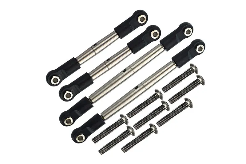 Traxxas Unlimited Desert Racer 4X4 (#85076-4) Stainless Steel #304 Adjustable Supportive Tie Rod For Anti-Roll Bar - 4Pc Set 1