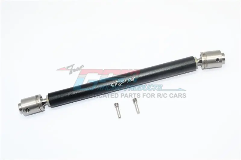 Traxxas Unlimited Desert Racer 4X4 (#85076-4) Stainless Steel #304 + Aluminum Rear Drive Shaft - 1Pc Set Black 1