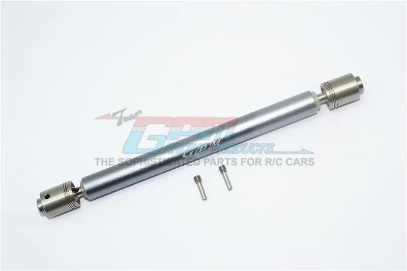 Traxxas Unlimited Desert Racer 4X4 (#85076-4) Stainless Steel #304 + Aluminum Rear Drive Shaft - 1Pc Set Gray Silver 1