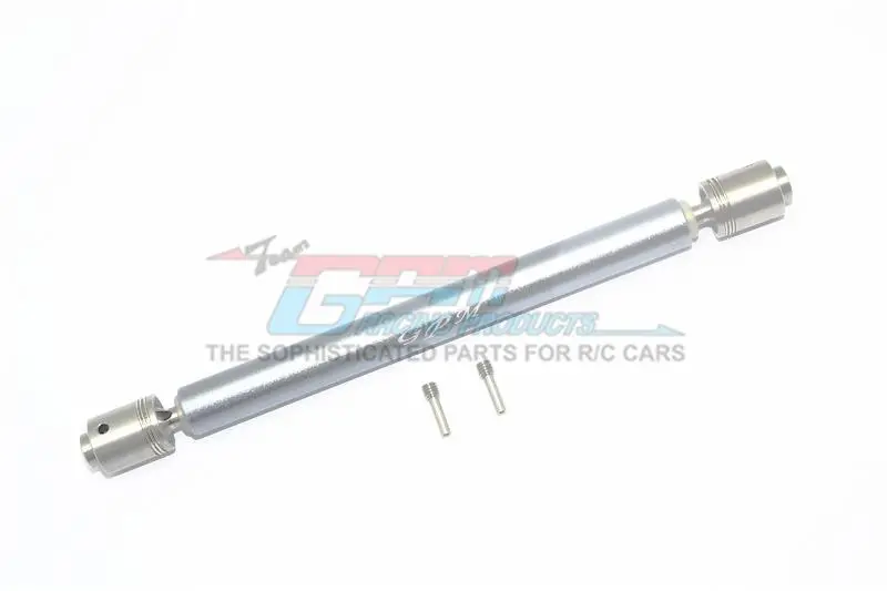 Traxxas Unlimited Desert Racer 4X4 (#85076-4) Stainless Steel #304 + Aluminum Rear Drive Shaft - 1Pc Set Silver 1