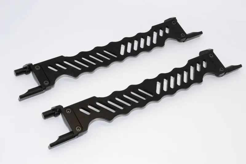 Traxxas X-Maxx 4X4 Aluminum Battery Holder - 1Pr Set Black 1