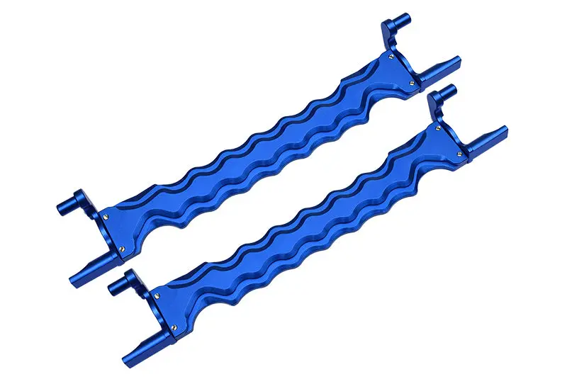 Traxxas X-Maxx 4X4 Aluminum Battery Holder - 1Pr Set Blue 1