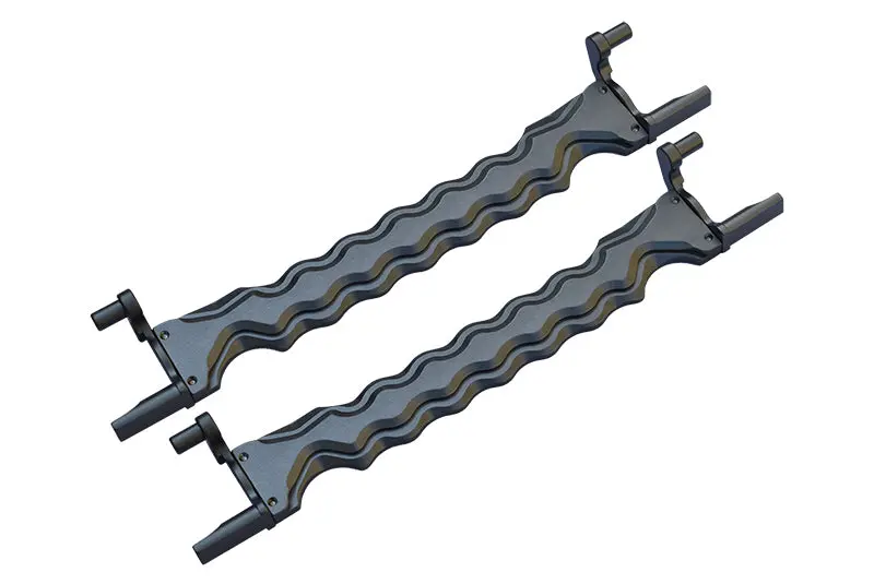 Traxxas X-Maxx 4X4 Aluminum Battery Holder - 1Pr Set Gray Silver 1