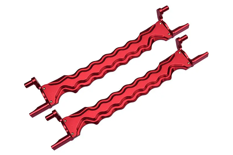 Traxxas X-Maxx 4X4 Aluminum Battery Holder - 1Pr Set Red 1