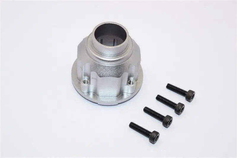 Traxxas X-Maxx 4X4 Aluminum Differential Case - 1Pc Gray Silver 1