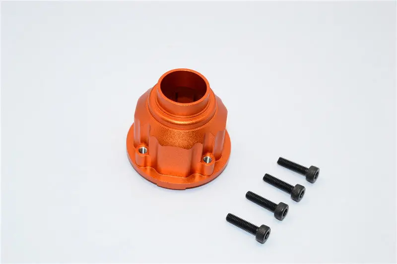 Traxxas X-Maxx 4X4 Aluminum Differential Case - 1Pc Orange 1