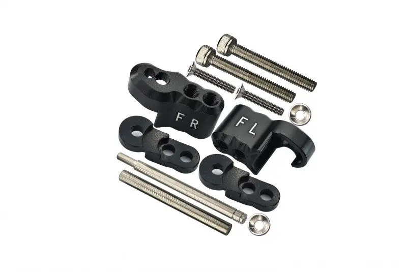 Traxxas X-Maxx 4X4 Aluminum Front Adjustable Shock Mount - 1 Set Black 1