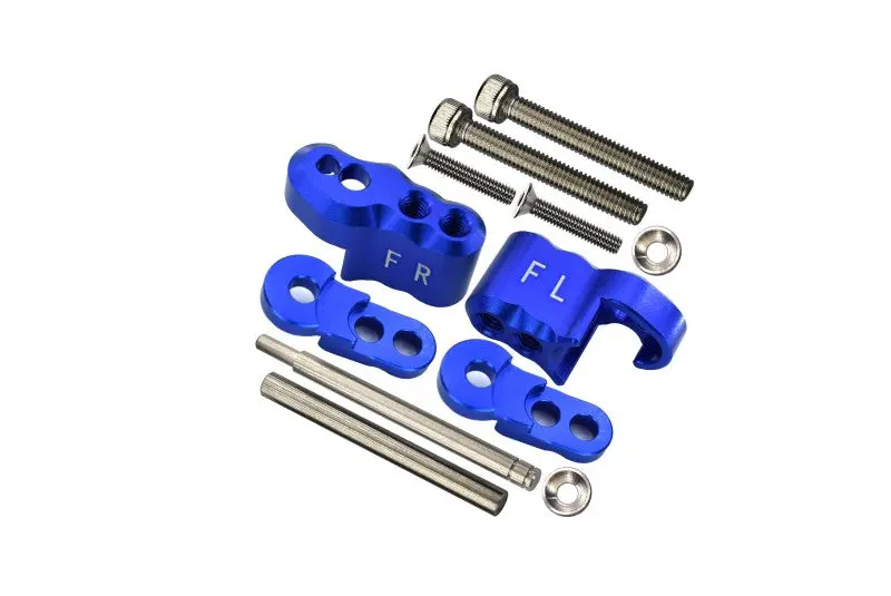 Traxxas X-Maxx 4X4 Aluminum Front Adjustable Shock Mount - 1 Set Blue 1
