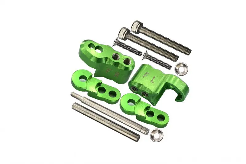 Traxxas X-Maxx 4X4 Aluminum Front Adjustable Shock Mount - 1 Set Green 1