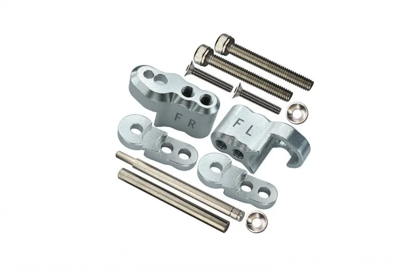 Traxxas X-Maxx 4X4 Aluminum Front Adjustable Shock Mount - 1 Set Silver 1