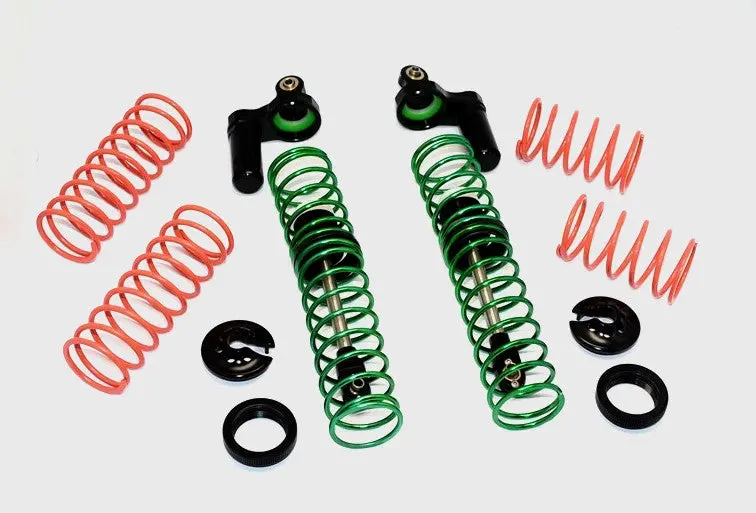 Traxxas X-Maxx 4X4 Aluminum Front/Rear L-Shape Damper Components - 1 Set Black 1