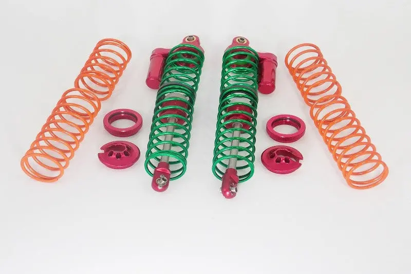 Traxxas X-Maxx 4X4 Aluminum Front/Rear L-Shape Damper Components - 1 Set Red 1