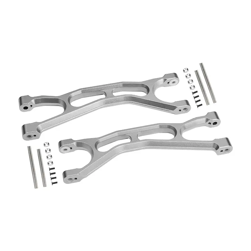 Traxxas X-Maxx 4X4 Aluminum Front / Rear Upper Arms - 1Pr Gray Silver 1