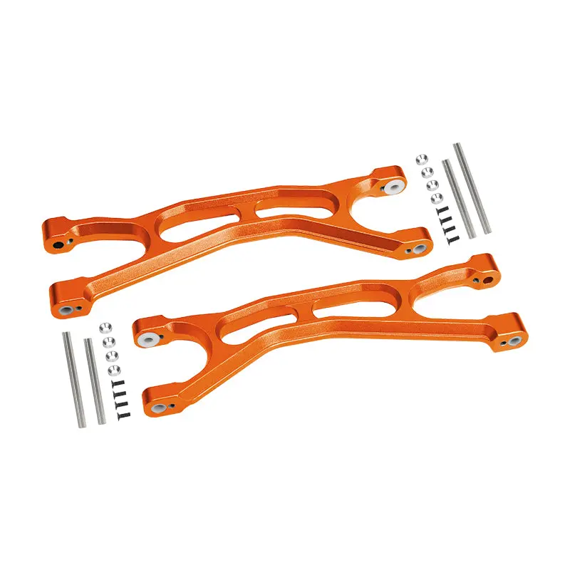 Traxxas X-Maxx 4X4 Aluminum Front / Rear Upper Arms - 1Pr Orange 1