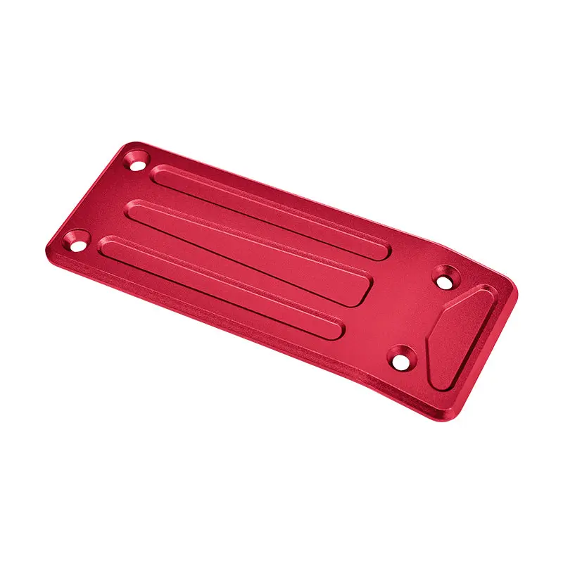 Traxxas X-Maxx 4X4 Aluminum Front Skid Plate - 1Pc Set Red 1