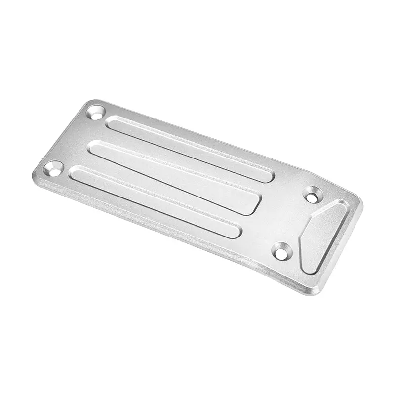 Traxxas X-Maxx 4X4 Aluminum Front Skid Plate - 1Pc Set Silver 1