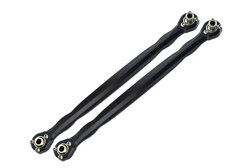 Traxxas X-Maxx 4X4 Aluminum Front Steering Rod - 1Pr Black 1