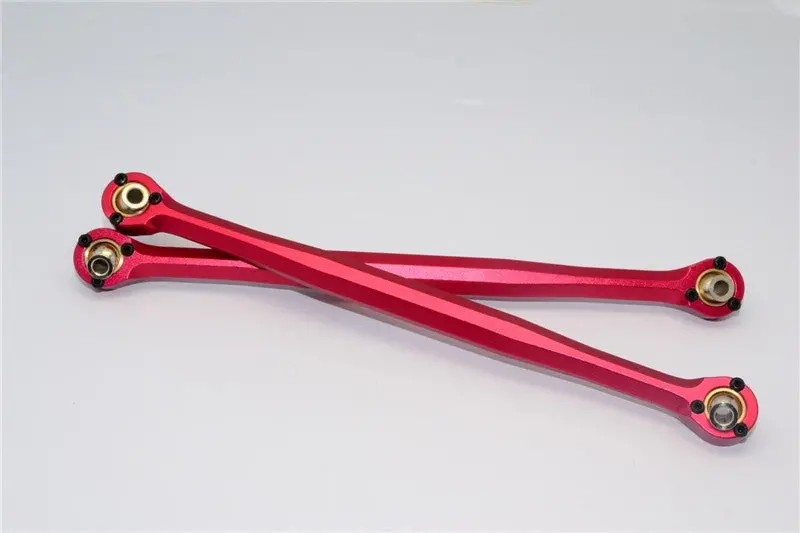 Traxxas X-Maxx 4X4 Aluminum Front Steering Rod - 1Pr Red 1