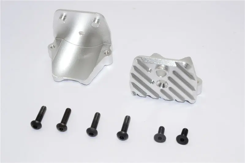 Traxxas X-Maxx 4X4 Aluminum Motor Heatsink Mount - 1 Set Silver 1