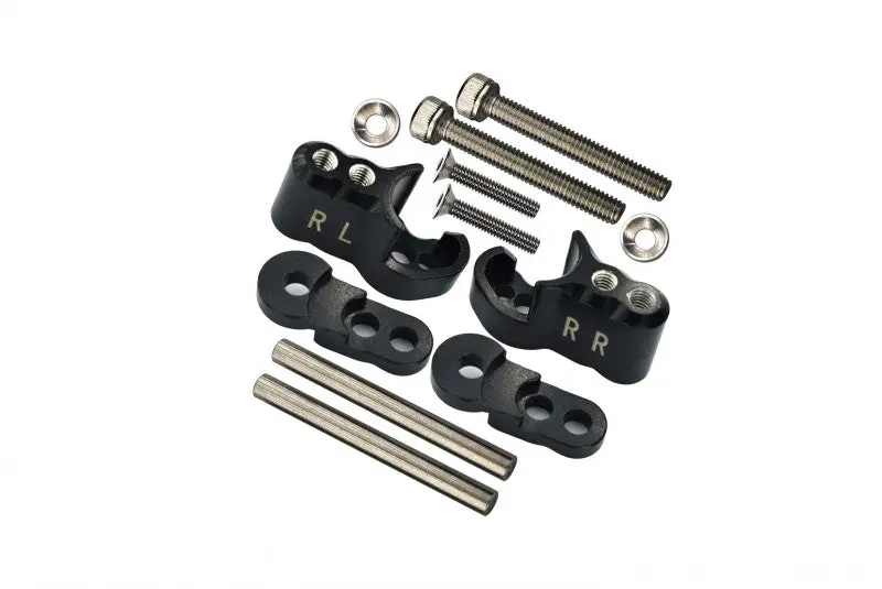 Traxxas X-Maxx 4X4 Aluminum Rear Adjustable Shock Mount - 1 Set Black 1