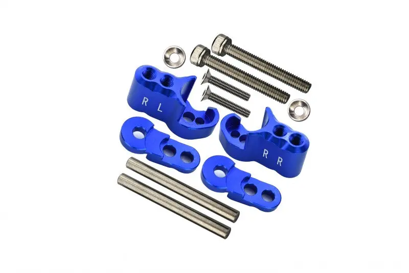 Traxxas X-Maxx 4X4 Aluminum Rear Adjustable Shock Mount - 1 Set Blue 1