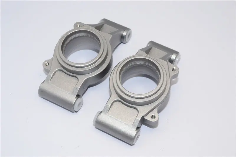 Traxxas X-Maxx 4X4 Aluminum Rear Knuckle Arms - 1Pr Gray Silver 1