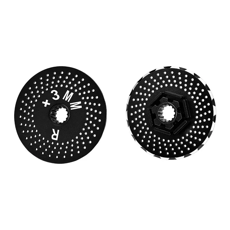 Traxxas X-Maxx 4X4 Aluminum Rear Wheel Hex Claw +3Mm With Brake Disk - 2Pcs Black 1