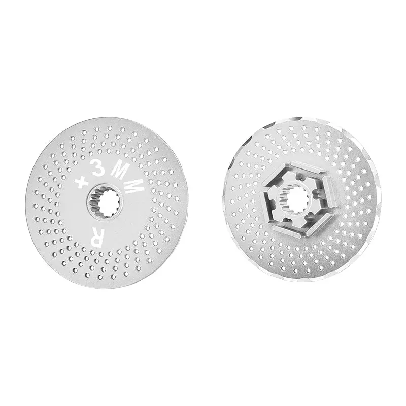 Traxxas X-Maxx 4X4 Aluminum Rear Wheel Hex Claw +3Mm With Brake Disk - 2Pcs? Silver 1