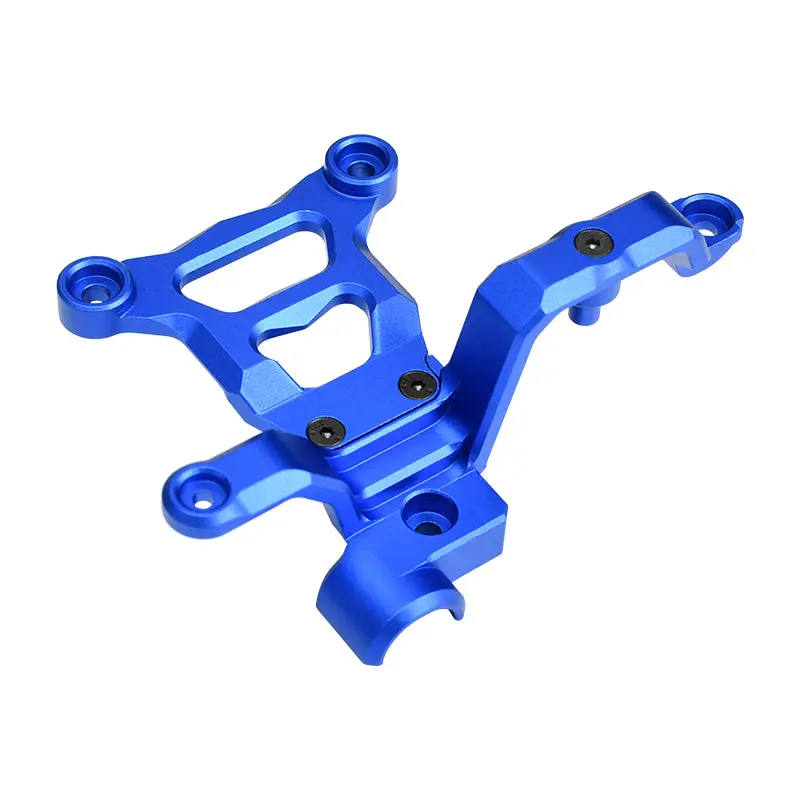 Traxxas X-Maxx 4X4 Aluminum Steering Bellcrank Support - 1 Set Blue 1
