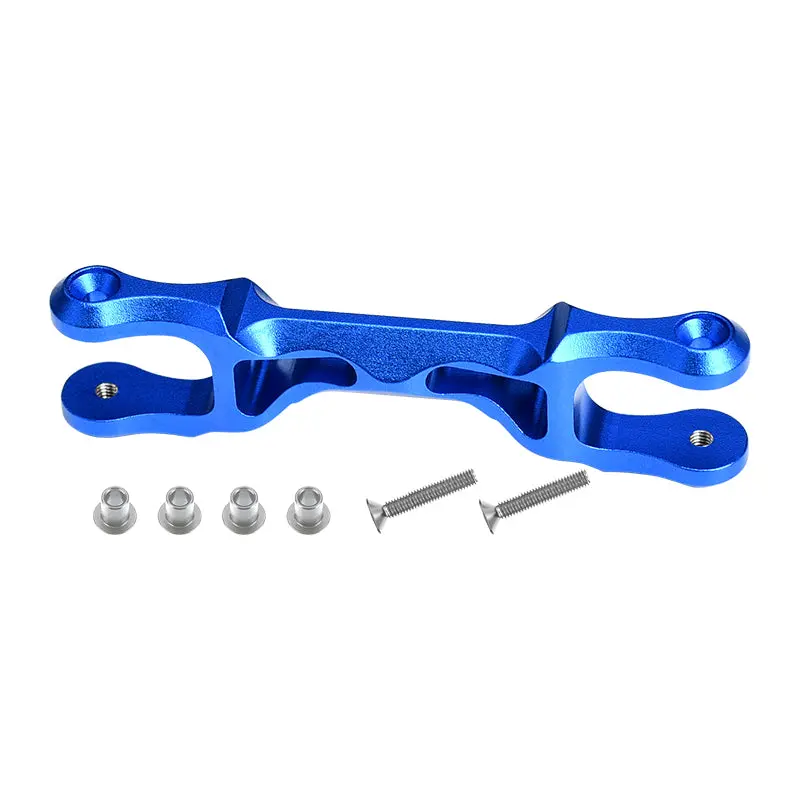 Traxxas X-Maxx 4X4 Aluminum Steering Bellcrank Support - 1Pc Blue 1