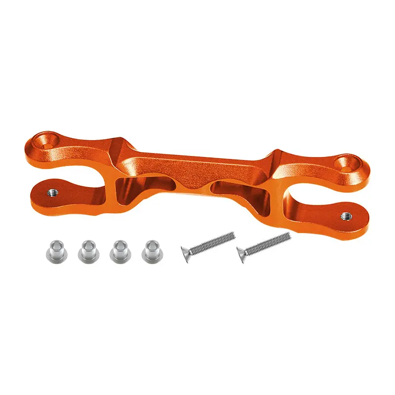Traxxas X-Maxx 4X4 Aluminum Steering Bellcrank Support - 1Pc Orange 1