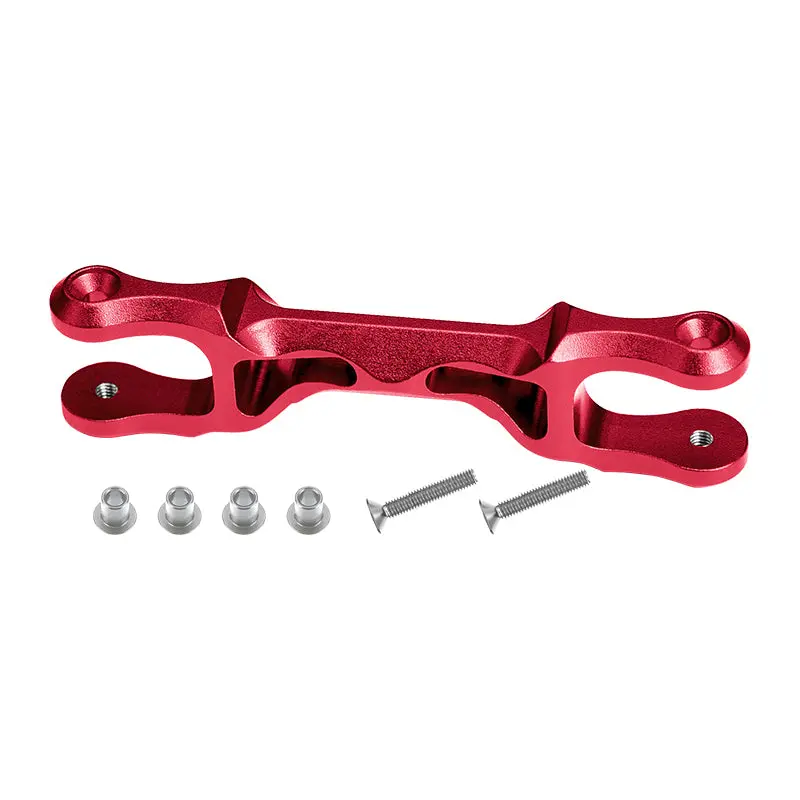 Traxxas X-Maxx 4X4 Aluminum Steering Bellcrank Support - 1Pc Red 1