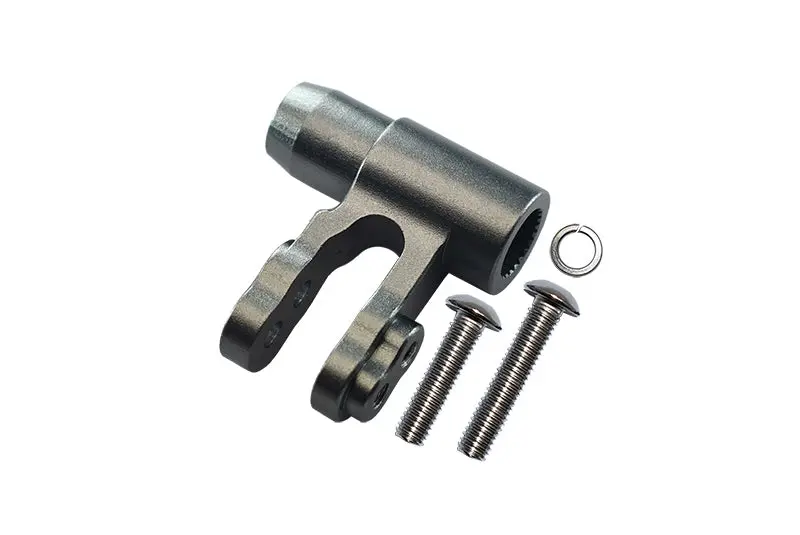 Traxxas X-Maxx 4X4 Aluminum Steering Post - 1Pc Set Gray Silver 1