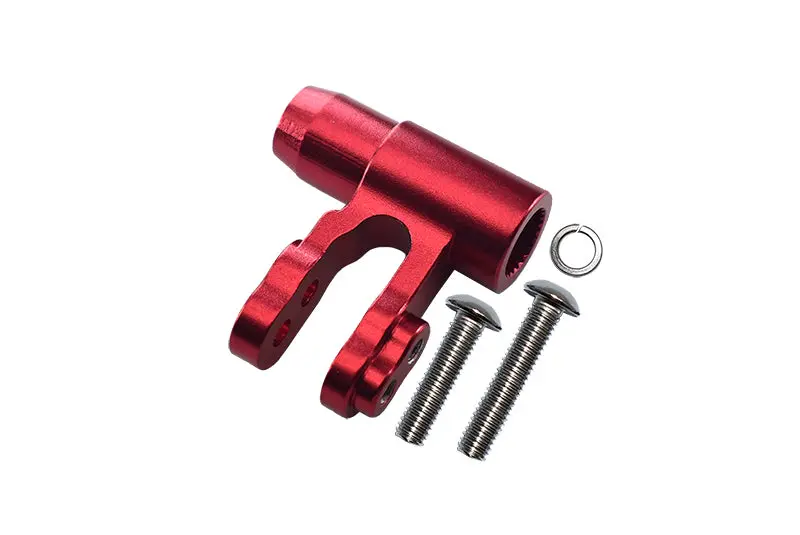 Traxxas X-Maxx 4X4 Aluminum Steering Post - 1Pc Set Red 1