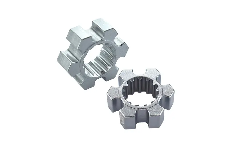Traxxas X-Maxx 4X4 Aluminum Wheel Hex (10Mm Thickness) - 2Pcs Silver 1