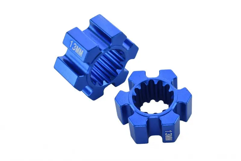 Traxxas X-Maxx 4X4 Aluminum Wheel Hex (13Mm Thickness) - 2Pcs Blue 1