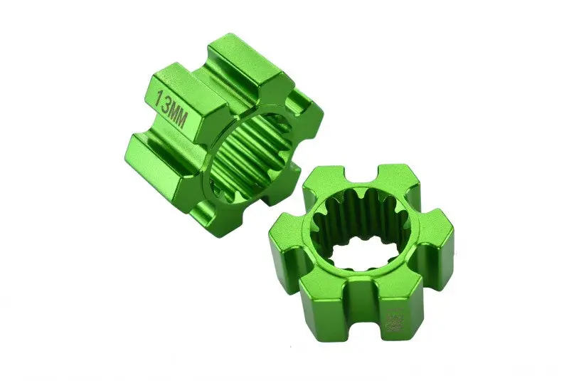 Traxxas X-Maxx 4X4 Aluminum Wheel Hex (13Mm Thickness) - 2Pcs Green 1