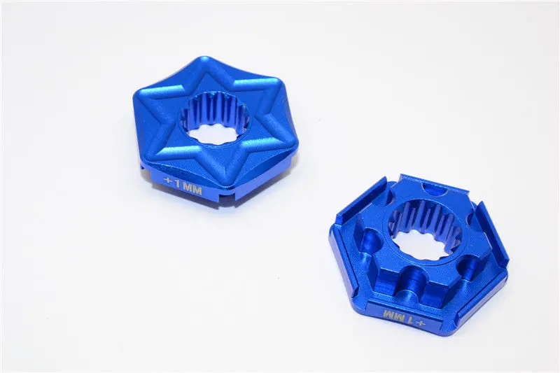 Traxxas X-Maxx 4X4 Aluminum Wheel Hex (+1Mm) - 2Pcs Blue 1