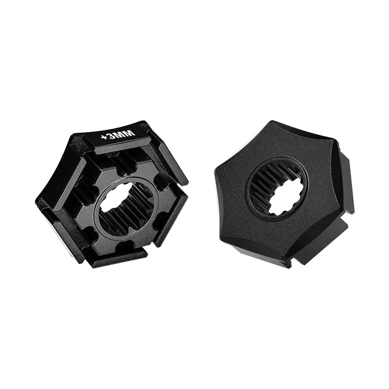 Traxxas X-Maxx 4X4 Aluminum Wheel Hex Claw (+3Mm) - 2Pcs Black 1