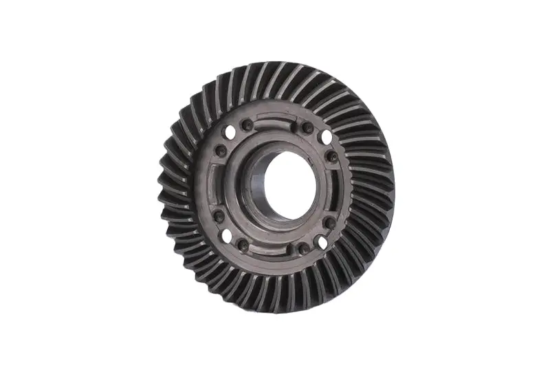 Traxxas X-Maxx 4X4 Chrome Steel Front/Rear Gear (Use With Gpm Spiral Gear #Stxm1200f/G1 & Stxm1200r/G1) - 1Pc Black 1