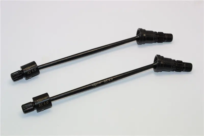 Traxxas X-Maxx 4X4 Harden Steel #45 Cvd For Front Or Rear + Wheel Shaft - 1Pr Set Black 1