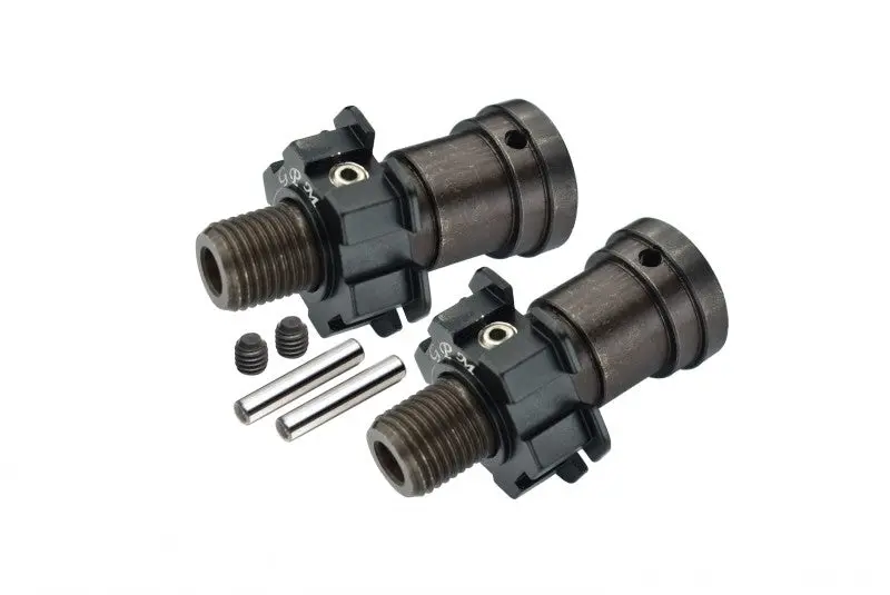 Traxxas X-Maxx 4X4 Harden Steel Cvd Joints And Aluminum Wheel Hex - 12Pcs Set Black 1